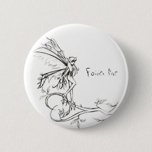 Badge Rond 5 Cm Les fées vivent : Période glaciaire