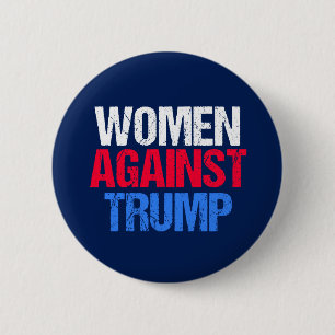 Badge Rond 5 Cm Les femmes contre Donald Trump