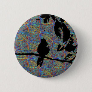 Badge Rond 5 Cm Les feux d'artifice des colibris