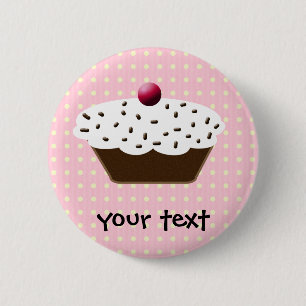 Badge Rond 5 Cm Les gâteaux mignons