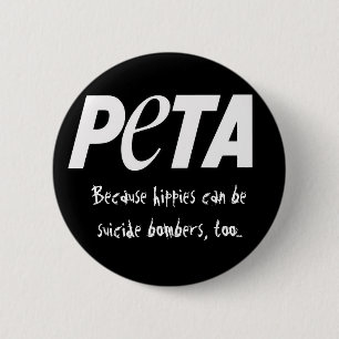Badge Rond 5 Cm Les gens mangeant les animaux savoureux