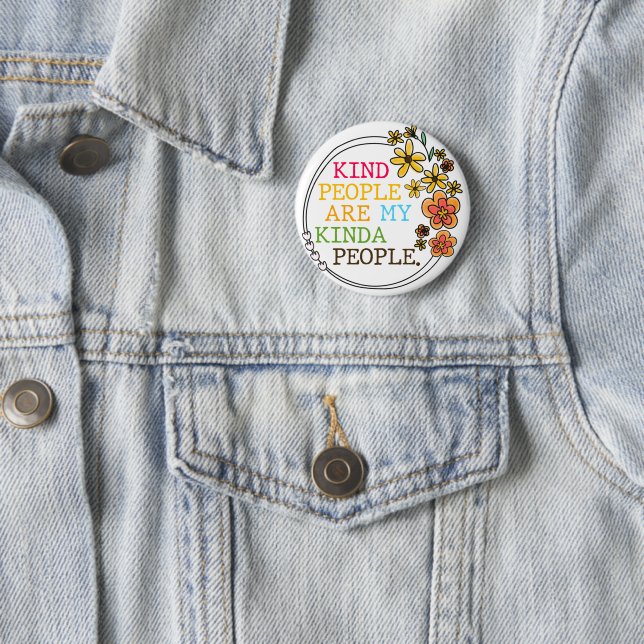 Badge Rond 5 Cm Les Gens Sont Mes Gens (En situation)