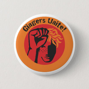 Badge Rond 5 Cm Les gingembres unissent !