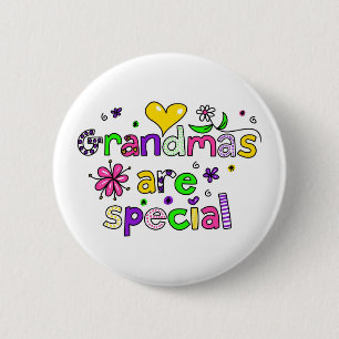 Badge Rond 5 Cm Les grand-mamans sont spéciales