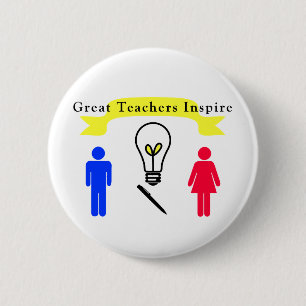 Badge Rond 5 Cm Les grands professeurs inspirent
