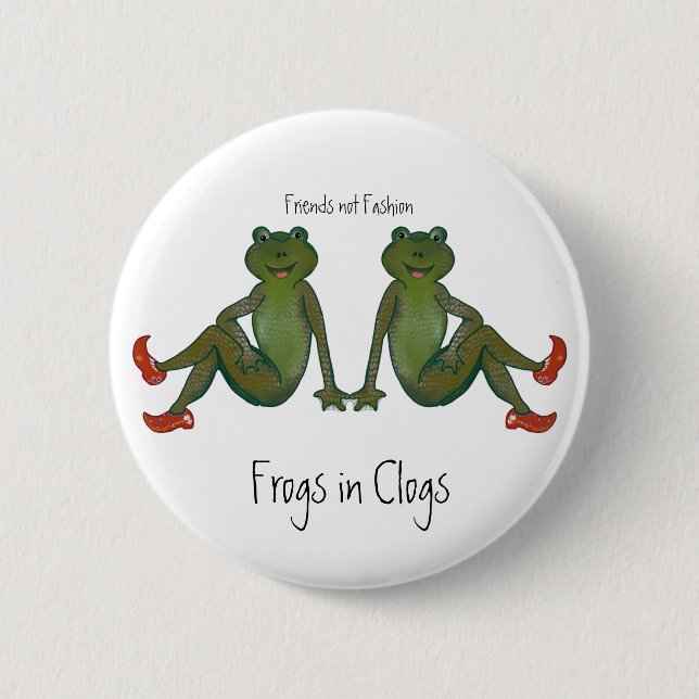 Badge Rond 5 Cm Les grenouilles en sanglots (Devant)