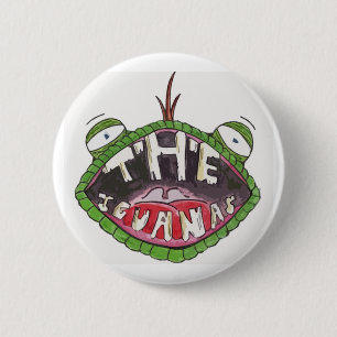 Badge Rond 5 Cm Les iguanes ? Bouton