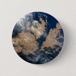 Badge Rond 5 Cm Les îles Falkland (îles Malvinas).
