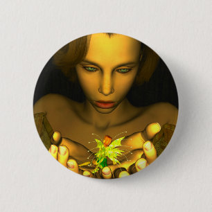 Badge Rond 5 Cm Les KRW voient le bouton d'art d'imaginaire