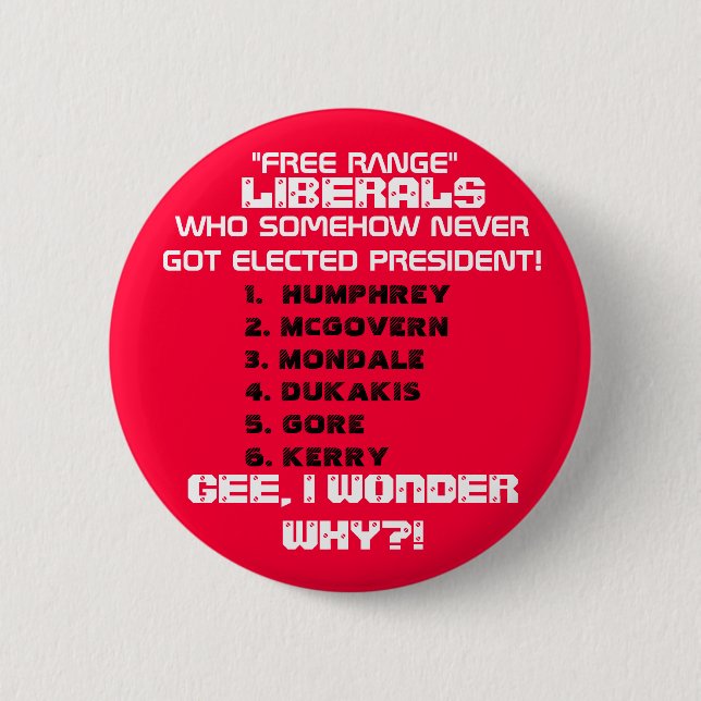 BADGE ROND 5 CM LES LIBÉRAUX N'OBTIENNENT D'UNE CERTAINE MANIÈRE (Devant)