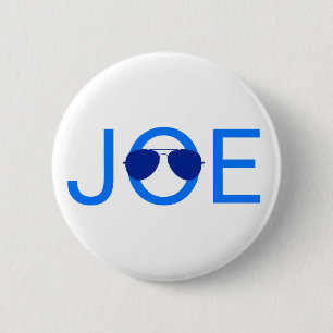 Badge Rond 5 Cm Les lunettes de soleil Joe Biden au Président