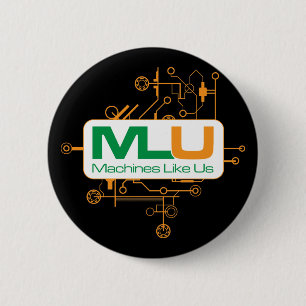 Badge Rond 5 Cm Les machines nous aiment nous boutonner