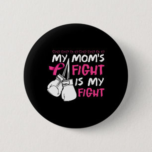 Badge Rond 5 Cm Les mamans combattent Ma lutte Conscience du cance