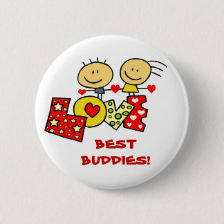 BADGE ROND 5 CM LES MEILLEURS AMIS