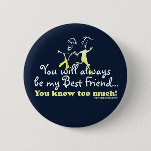 Badge Rond 5 Cm Les meilleurs amis sait