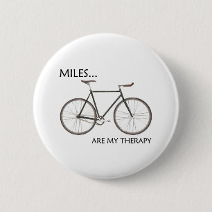 Badge Rond 5 Cm Les MIles sont ma thérapie
