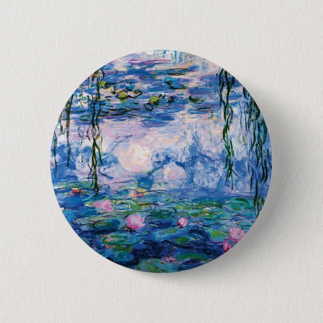 Badge Rond 5 Cm Les nénuphars de Monet (Devant)