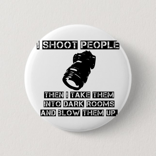 Badge Rond 5 Cm Les photographes sont si violents (Devant)