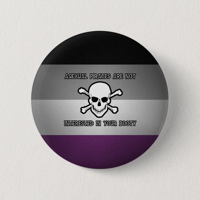 Badge Rond 5 Cm Les pirates sexuels ne s'intéressent pas à votre c (Devant)