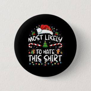 Badge Rond 5 Cm Les Plus Susceptibles De Détester Ce Pajamas De No