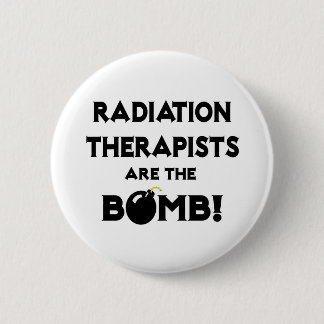 Badge Rond 5 Cm Les Radiothérapeutes Sont La Bombe !