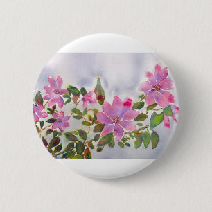 Badge Rond 5 Cm Les Roses de Nana