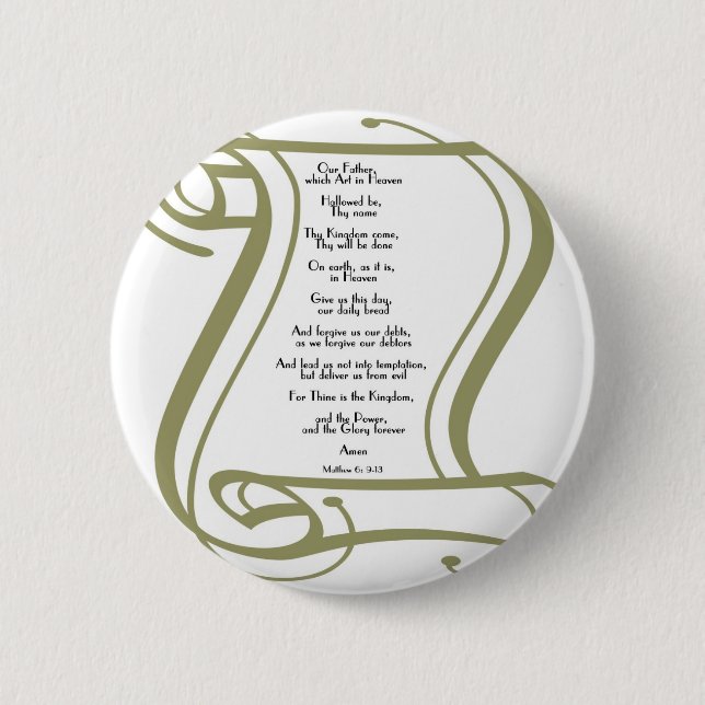 Badge Rond 5 Cm Les seigneurs Prayer (Devant)