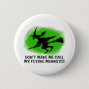 Badge Rond 5 Cm Les singes volants