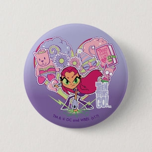 Badge Rond 5 Cm Les titans de l'adolescence vont ! graphique de