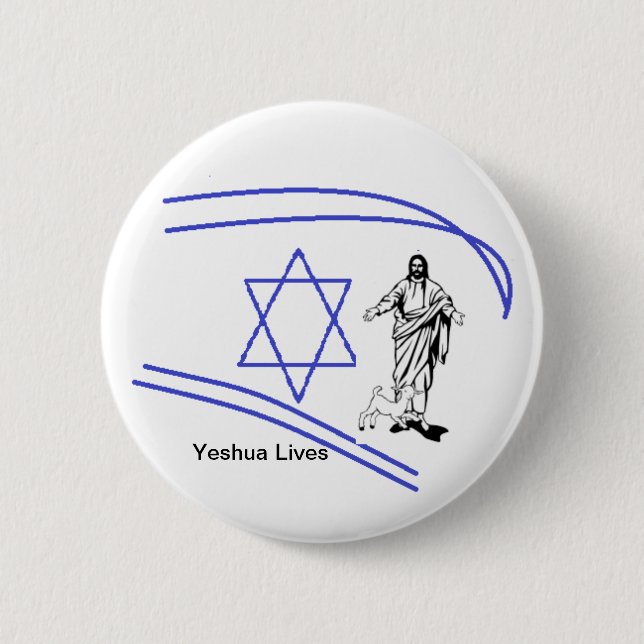 Badge Rond 5 Cm Les vies de Yeshua (Devant)