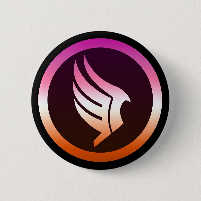 Badge Rond 5 Cm Lesbian Pride Paragon Mass Effect Icon (Devant)
