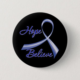 Badge Rond 5 Cm L'espoir croient le cancer du colon