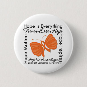 Badge Rond 5 Cm L'espoir est tout - conscience de leucémie