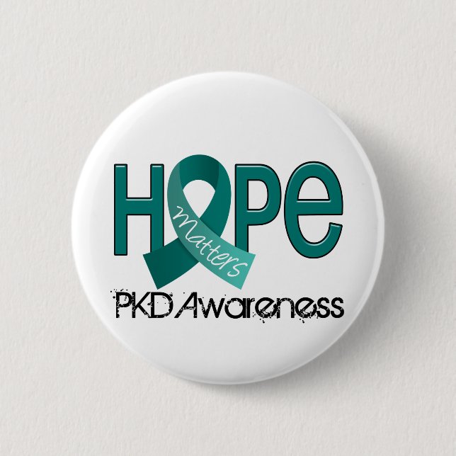 Badge Rond 5 Cm L'espoir importe 2 PKD (Devant)