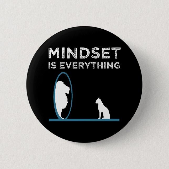 Badge Rond 5 Cm L'Esprit Est Tout Citation Motivationnelle (Devant)