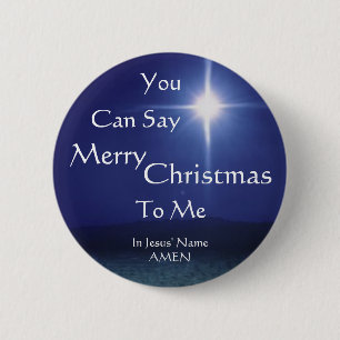 Badge Rond 5 Cm L'étoile de Bethlehem, peut indiquer, joyeux,