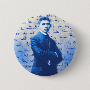 Badge Rond 5 Cm Lettre de Kafka