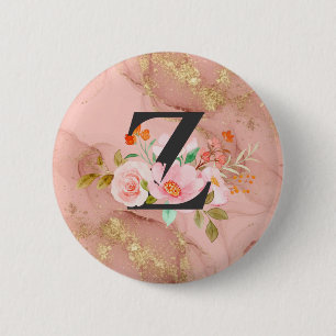 Badge Rond 5 Cm Lettre Z