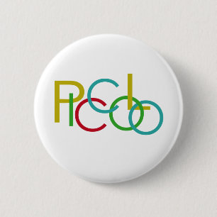 Badge Rond 5 Cm Lettres Piccolo