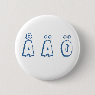 Badge Rond 5 Cm Lettres suédoises (ö d'ä de å)