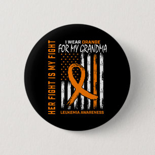 Badge Rond 5 Cm Leucémie Cancer Produits de sensibilisation Drapea