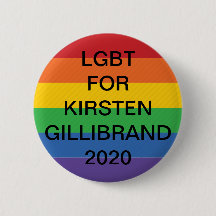 LGBT pour Kirsten Gillibrand President 2020 Button