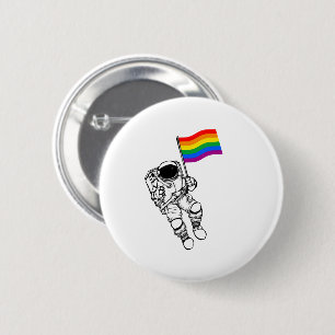 Badge Rond 5 Cm LGBTQ Fierté Moonman