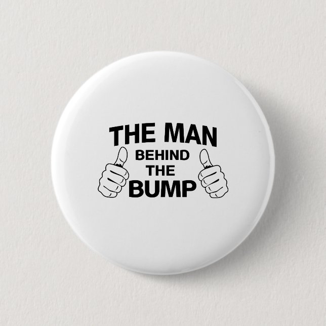 Badge Rond 5 Cm L'homme derrière la bosse (Devant)