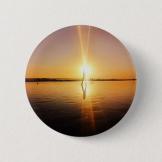 Badge Rond 5 Cm "L'homme du soleil"
