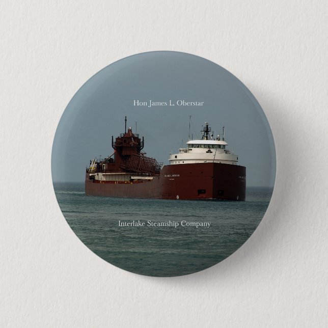 Badge Rond 5 Cm L'honorable James L. Oberstar bouton (Devant)