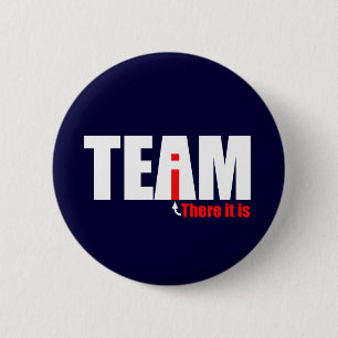 Badge Rond 5 Cm L'I dans l'ÉQUIPE