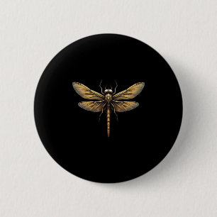 Badge Rond 5 Cm Libellule Animal Art Graphique Libellule (2)