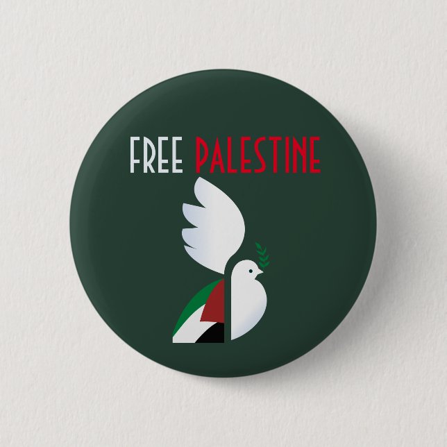 Badge Rond 5 Cm Libérer la Palestine (Devant)