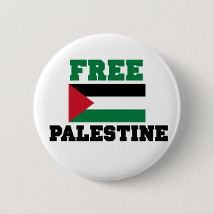 Badge Rond 5 Cm Libérer la Palestine